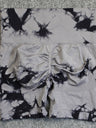 Seamless Tie-dye High-waisted, Tummy-flattening, And Butt-lifting Yoga Shorts