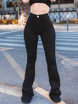 Bell-bottoms Slim-fit Butt-lifting Style Jeans