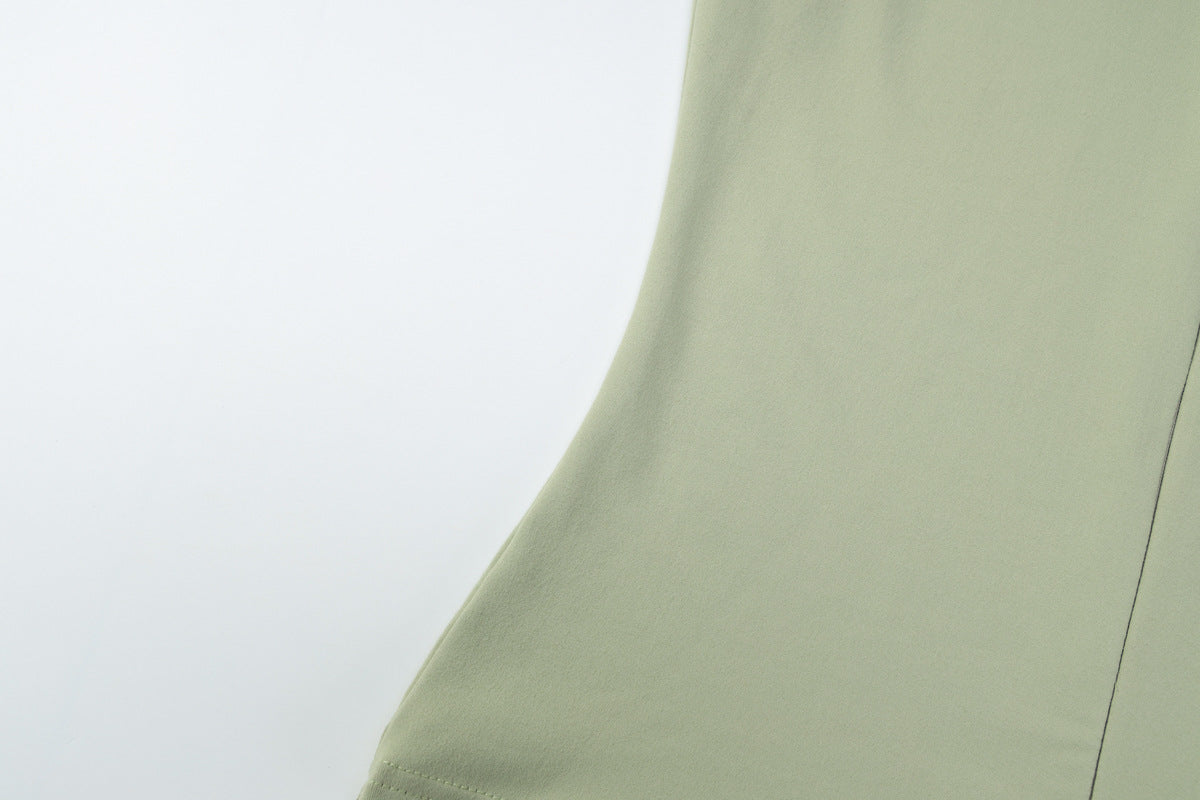 Stylish Cardigan Double Zipper Slim Fit T-Shirt