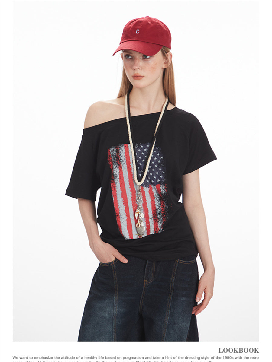 Liber Summer Women's 3D, Three-dimensional pattern Religious Nationality T-shirts