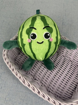 Wassermelonen-Puppen-Schlüsselanhänger