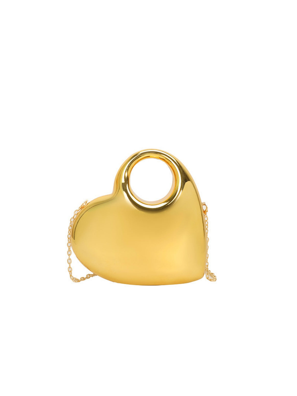 Heart-shaped Evening Shoulder Bag