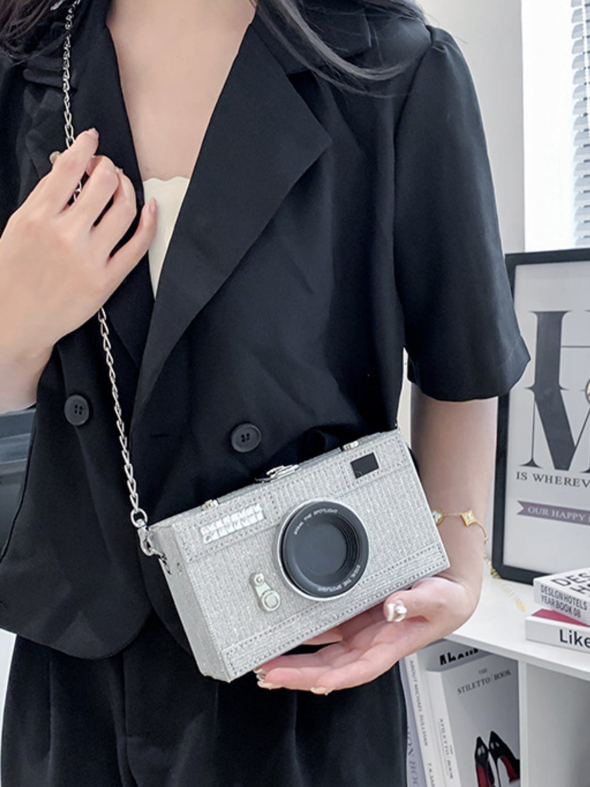 Fun Crossbody Bag With A Unique Camera Design