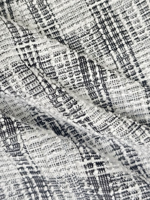 Small Fragrance Tweed Plaid Spliced PU Leather Commuting Mini&Short Dresses