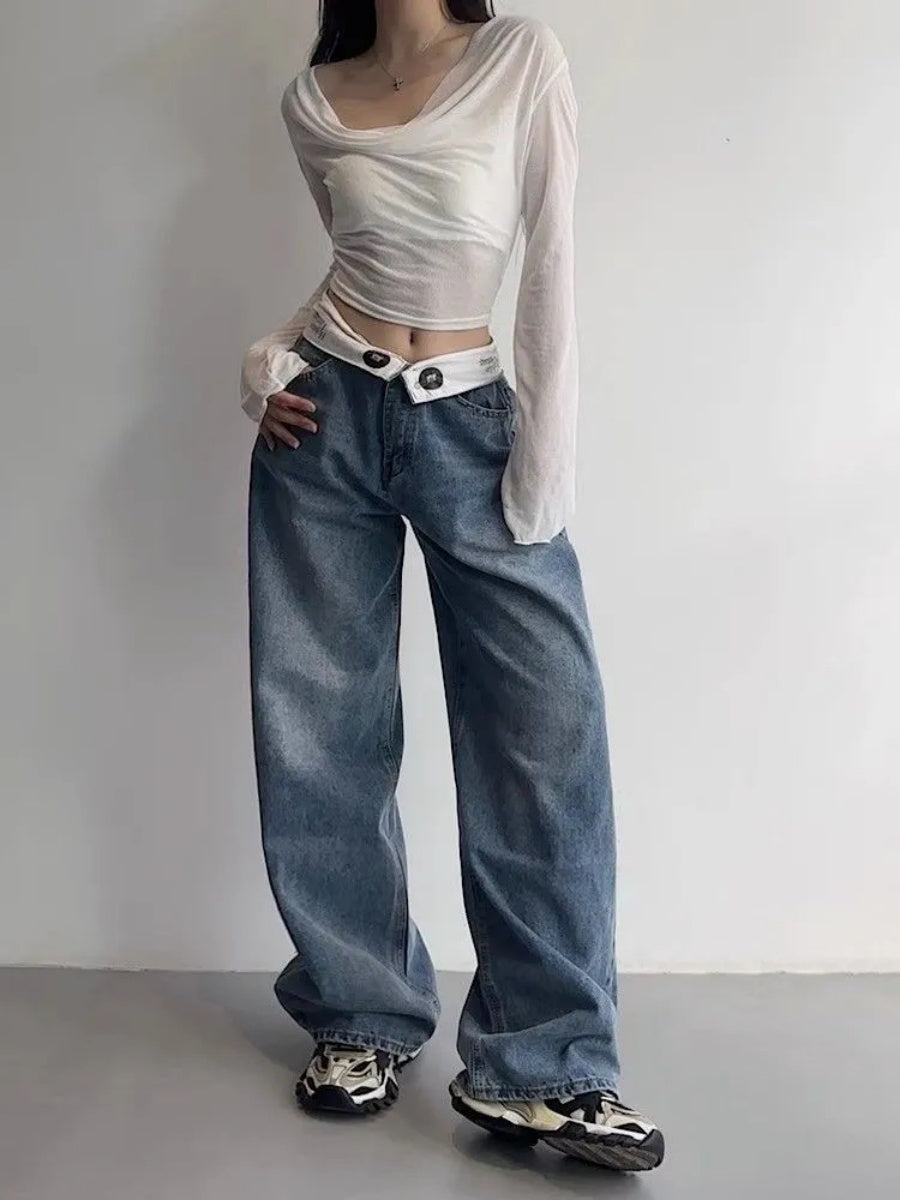 Liber Autumn Women's Flanging Jeans