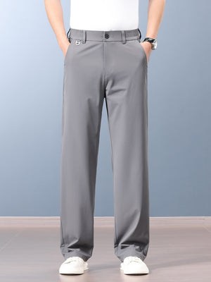 Straight-fit Anti-wrinkle Pants