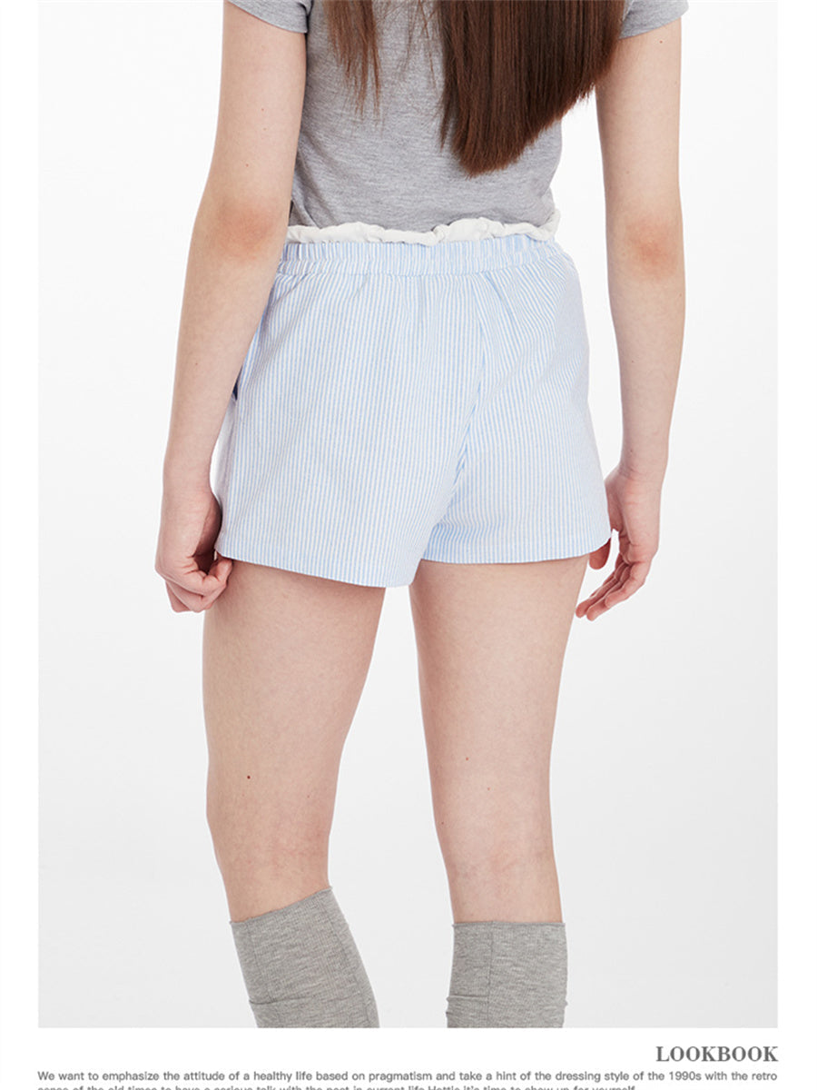 Liber Summer Women's Lace up Shorts