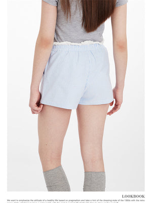 Liber Summer Women's Lace up Shorts