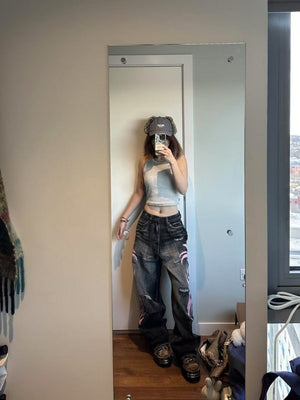 Liber Spring Women's Printed Jeans