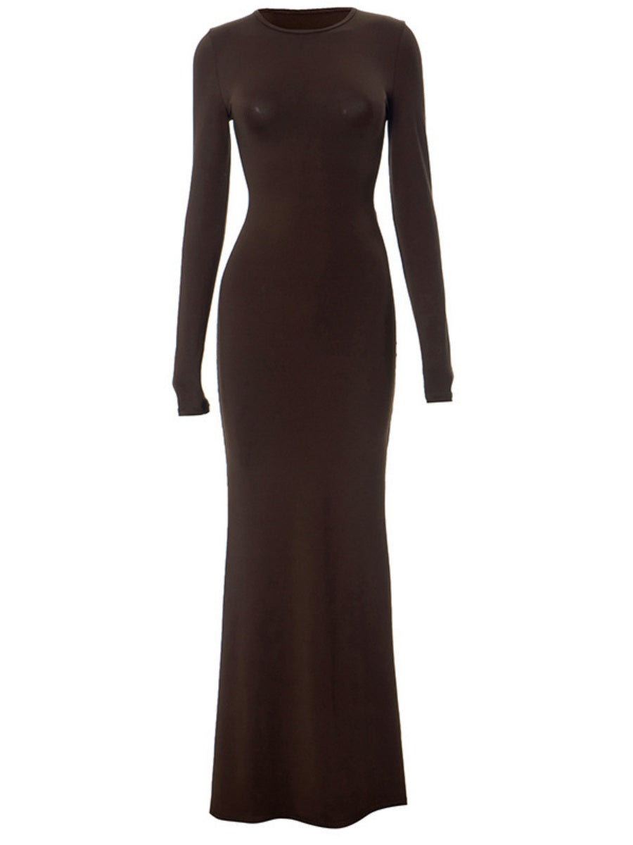 Liber Autumn Women's Solid Color Solid Color Maxi Dresses