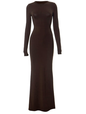 Liber Autumn Women's Solid Color Solid Color Maxi Dresses