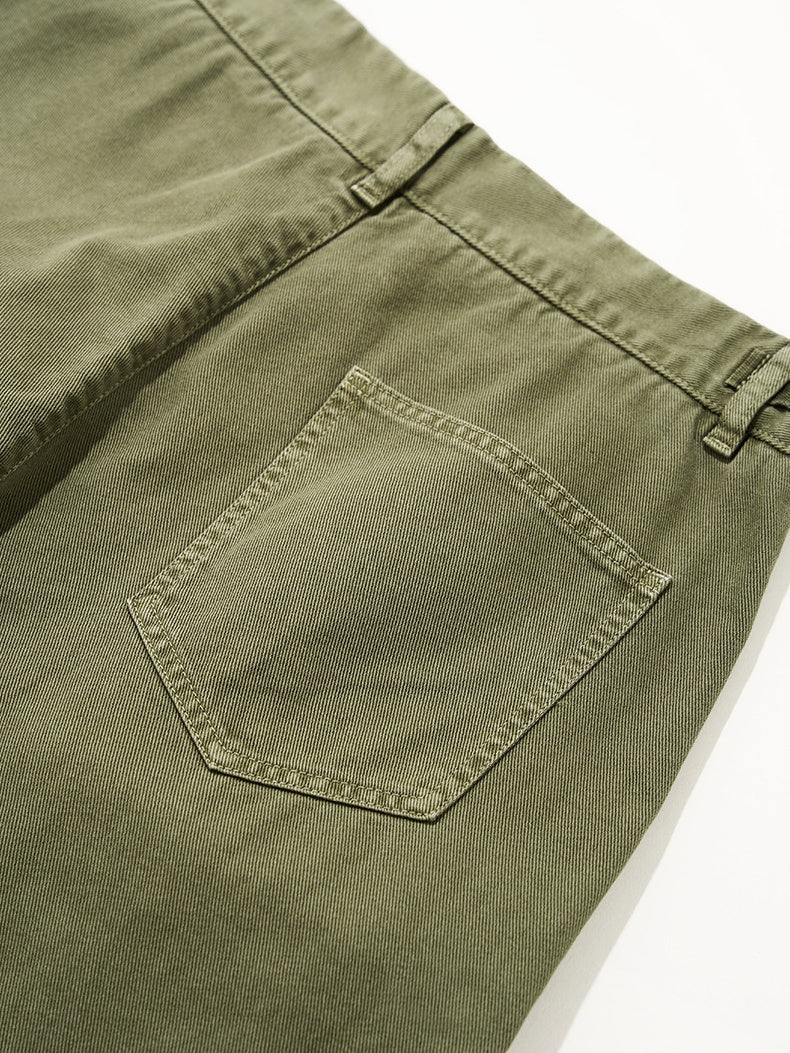 Liber Autumn Neutral wear Solid Color Cargo Trousers