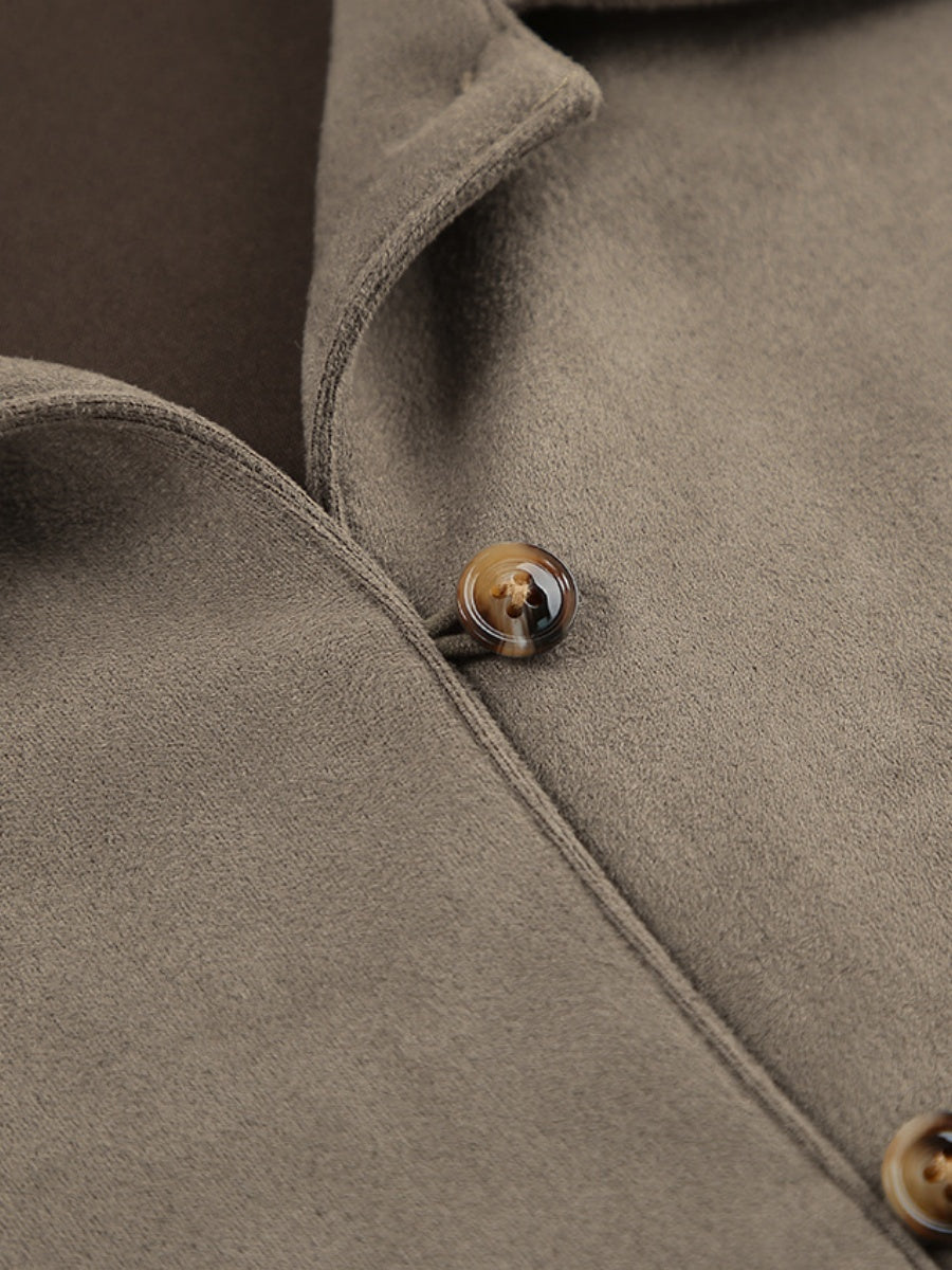 Liber Autumn Women's Buttons Solid Color Jackets