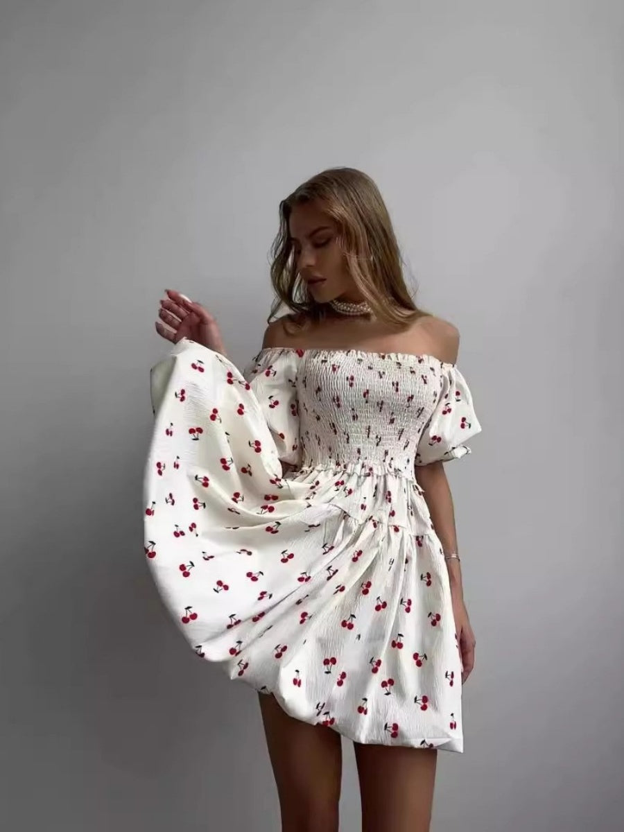 Liber Summer Women's Splicing Printed Mini&Short Dresses