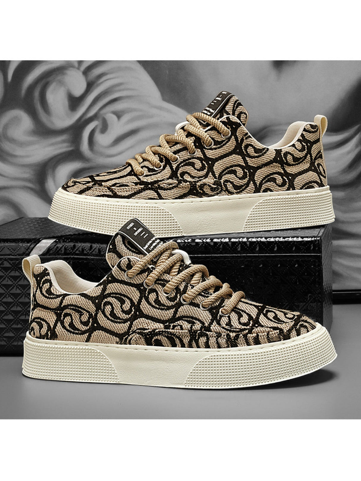 Liber Four Seasons Printed Men's Casual Sneakers