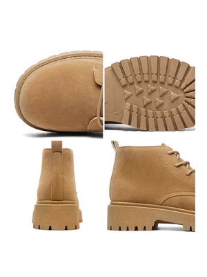 Retro-Martin-Stiefel aus Wildleder in Übergröße