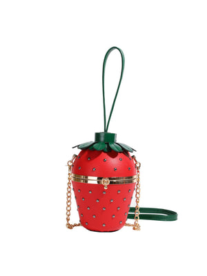 Strawberry Design Fun Crossbody Bag