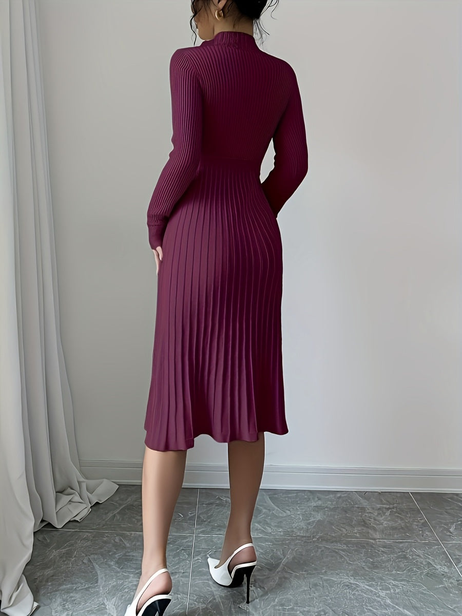 Bandage Slim-fit Knitting Midi Dresses