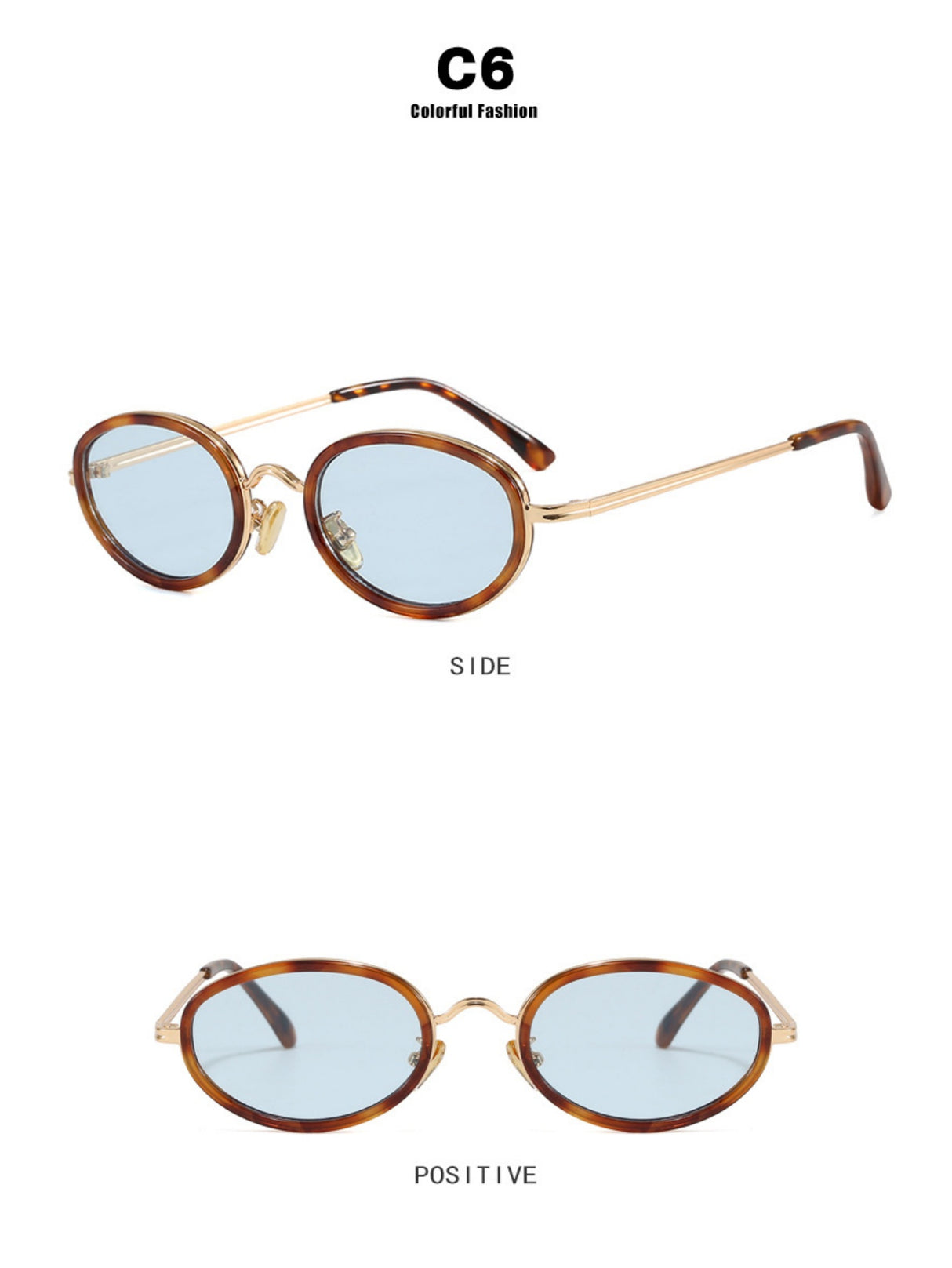 Full-frame Oval Sunglasses