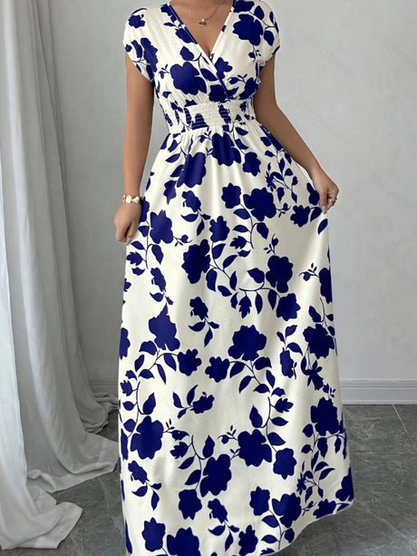 Hit Flowers Plants And Flowers Maxi Dresses