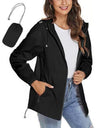Hooded Waterproof Light Portable Raincoat Windproof Windbreaker