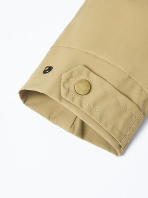 Mid-length Lightweight Raincoat Water Proof Mountain Climbing Outdoor Drawstring Windproof Trench Coats