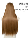 U-shaped Half-head Wig With Seamless Hair Extensions, One-piece Long Straight Wig