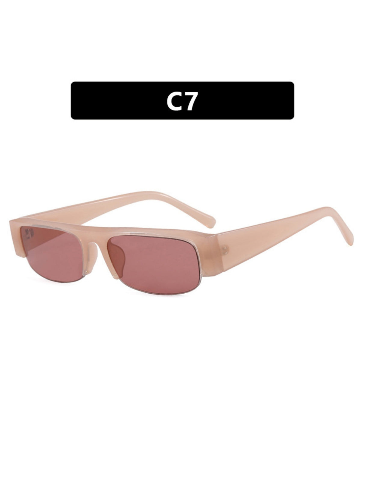Full-frame Square Fashion Glasses
