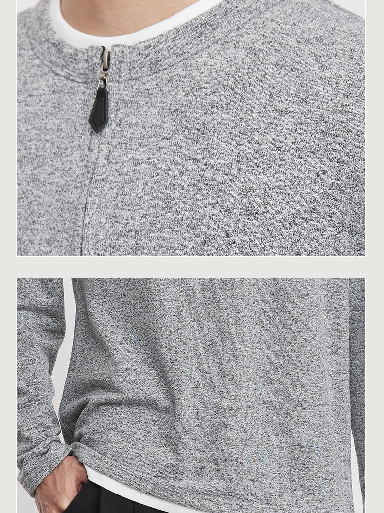 Half Zipper Layered-look T-shirts