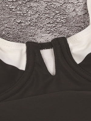 Black And White Contrast One-pieces
