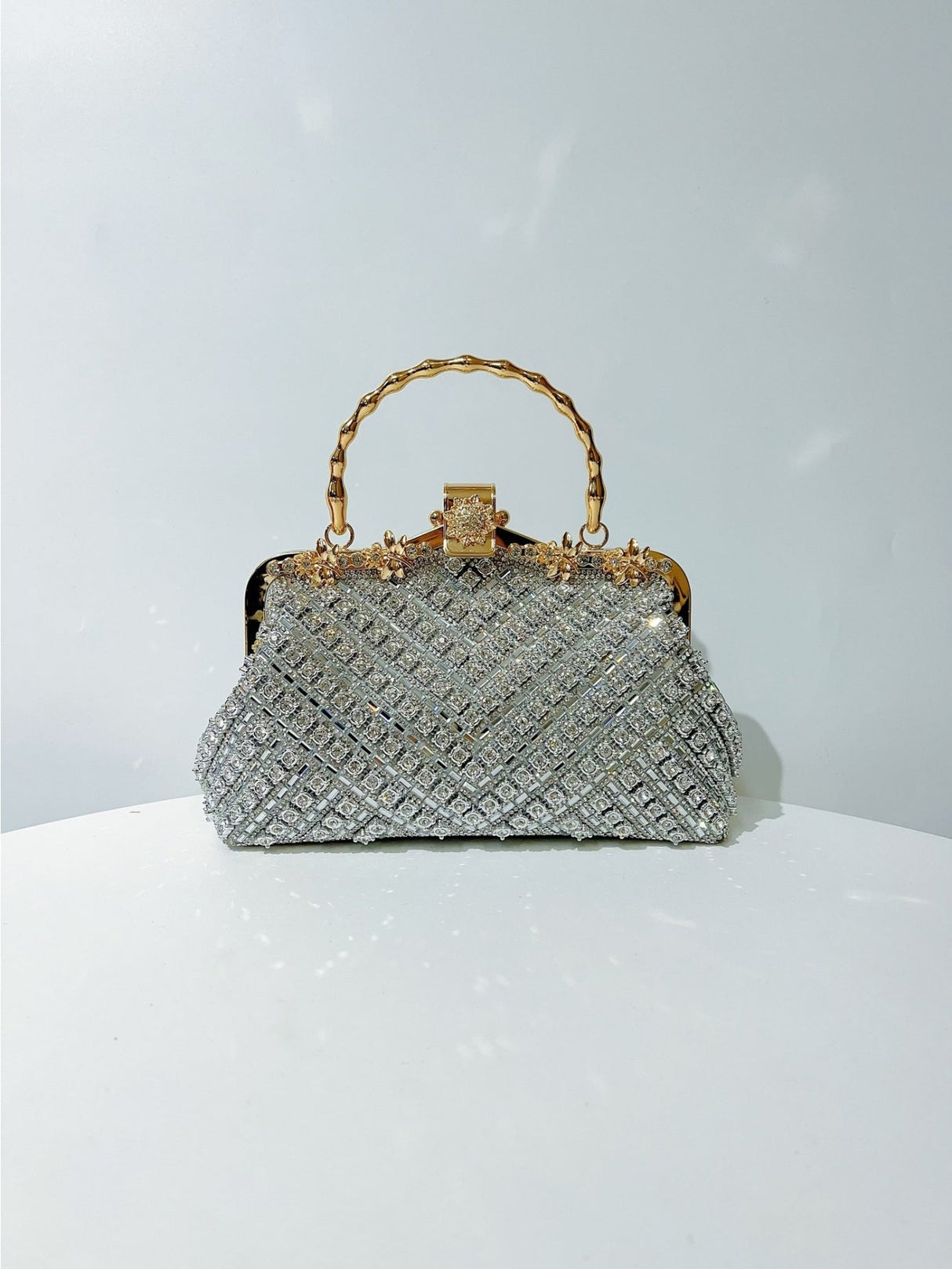 Liber Four Seasons ACC Rivet Diamond Shell Bag
