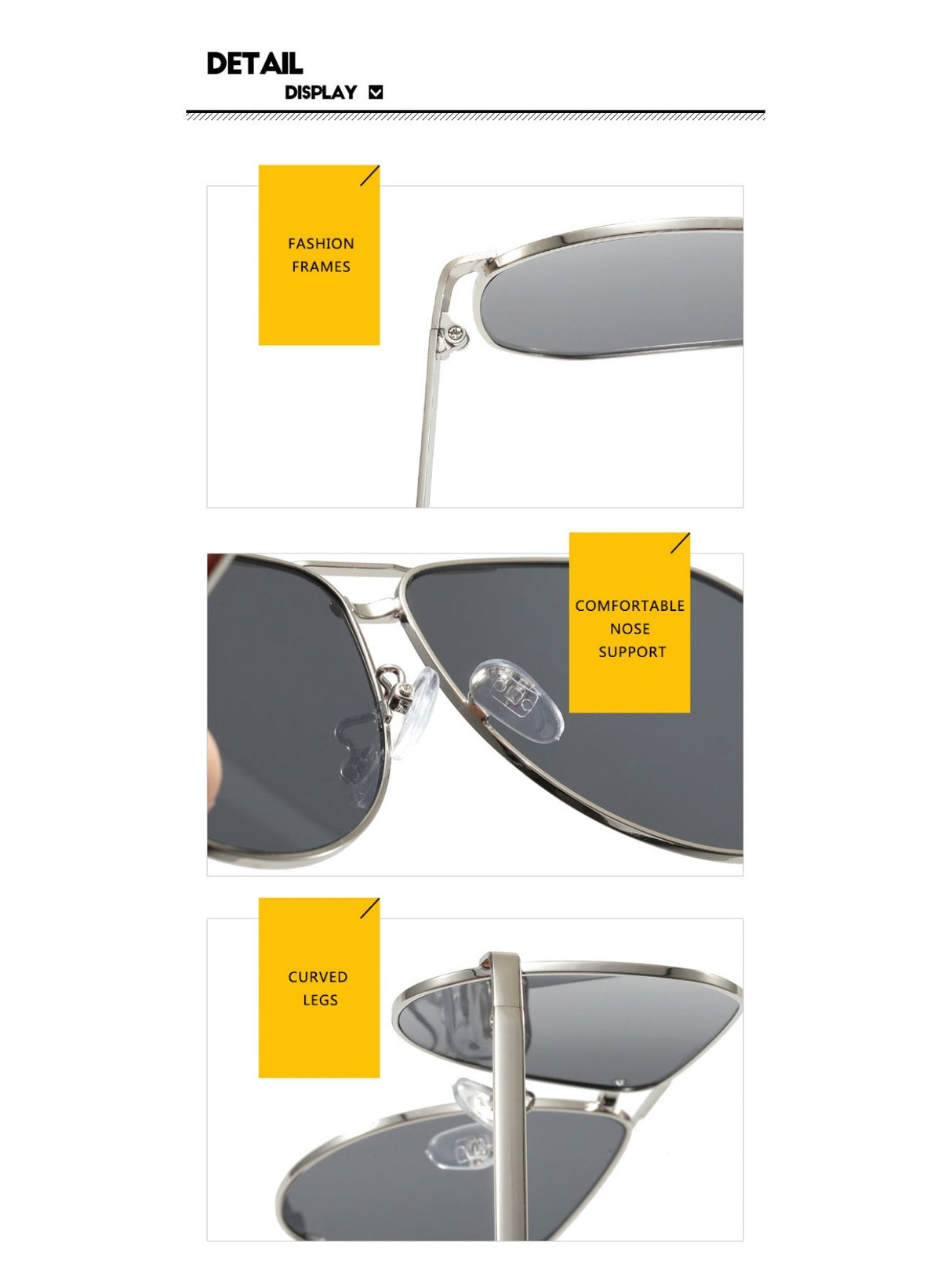 Oversized, Irregularly Shaped Sunglasses