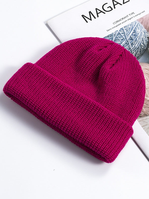 Bonnet à revers uni