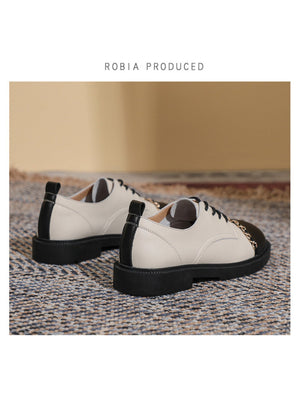 Liber Spring and autumn color-blocked women's flat shoes