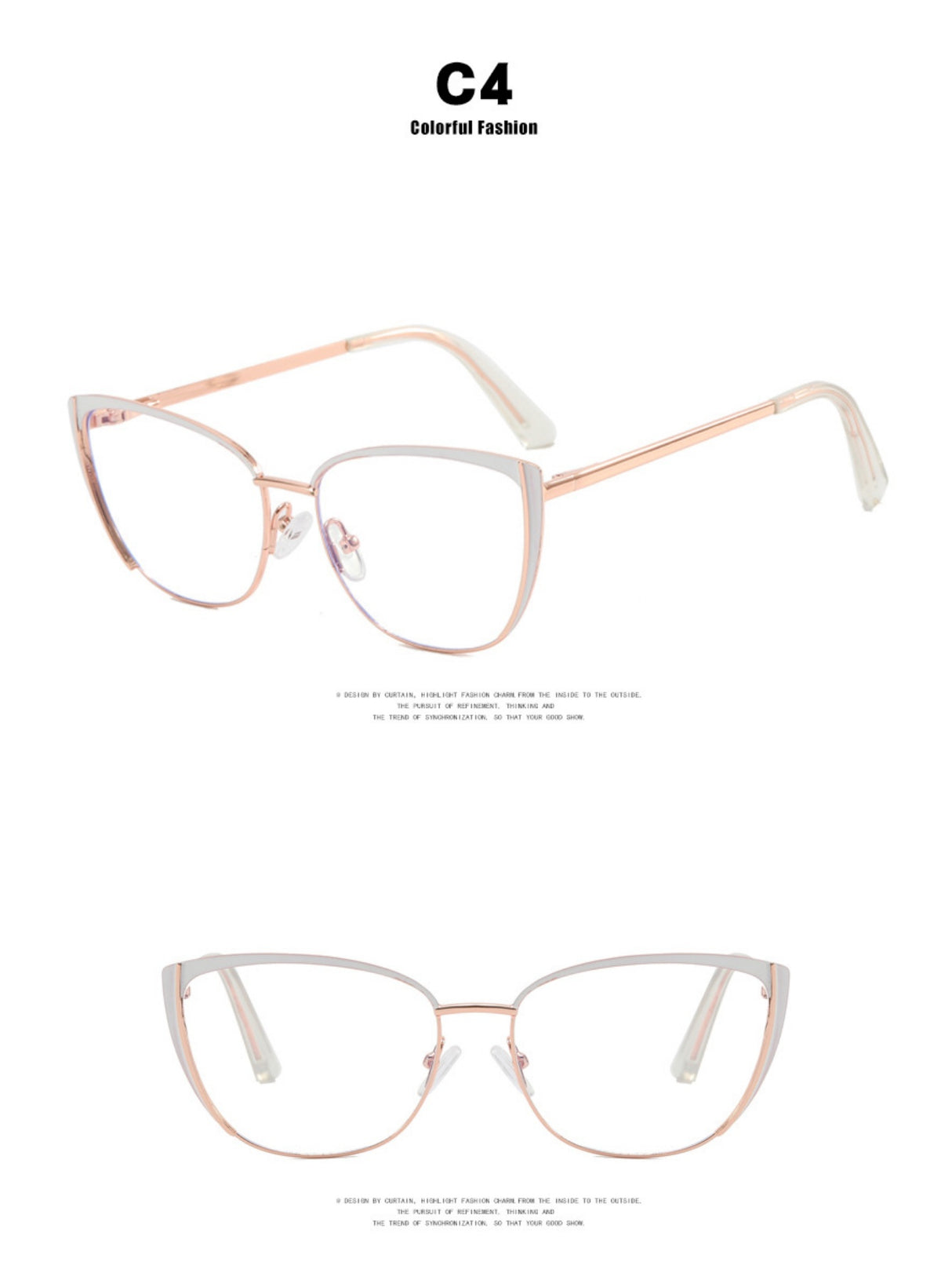 Full-frame Butterfly-shaped Fashion Glasses