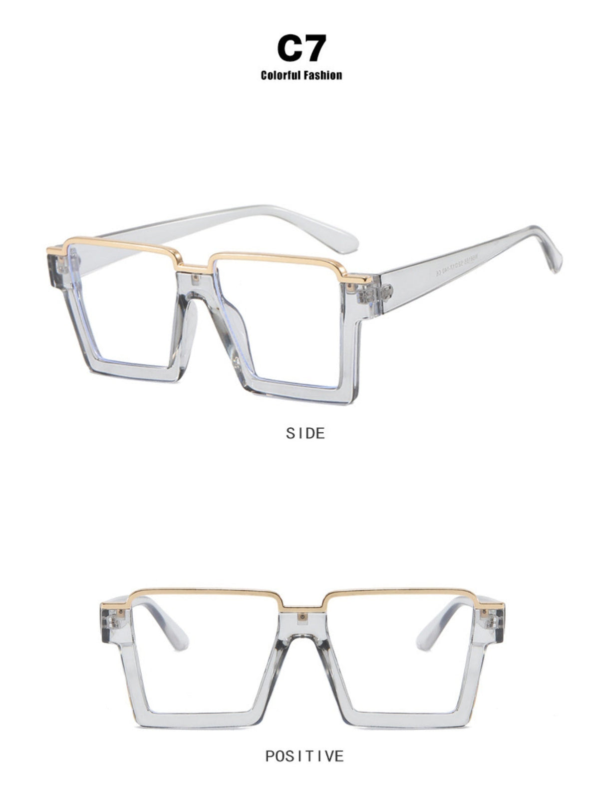 Hip Hop Oversized Fashion Glasses