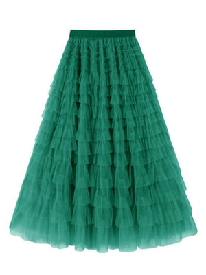 Mesh Multi-story Sweet Cake Skirt