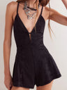 Drawstring Denim Jumpsuit