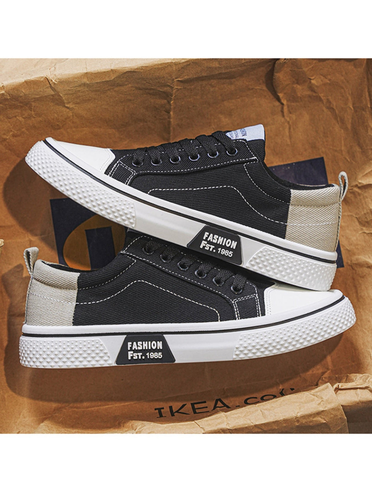 Liber Four Seasons Colorblock Canvas Men's Casual Sports Shoes