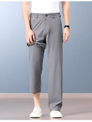 Straight-fit Anti-wrinkle Pants