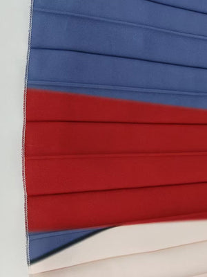 Pleated Sexy Tube Top Printed Colorful Long Dress