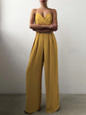 Camisoles Waist Straight-fit Jumpsuits