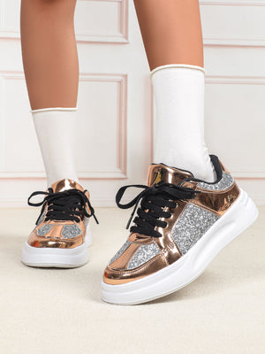 Sequined Women's Sneakers