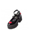 Heart-shaped Platform Mary Jane Shoes