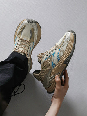 Color-blocked Platform Sneakers