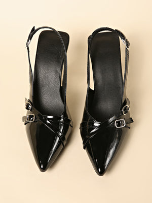 High Heels With Belt Buckle