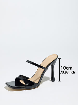 Strappy High-heeled Sandals