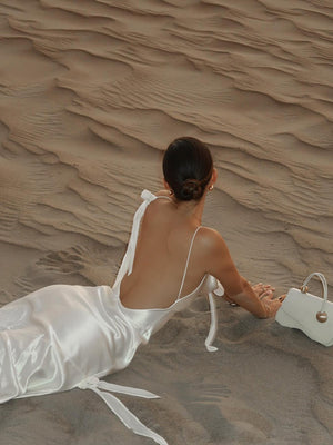 Sexy Suspenders Backless Formal Dress Long Dress