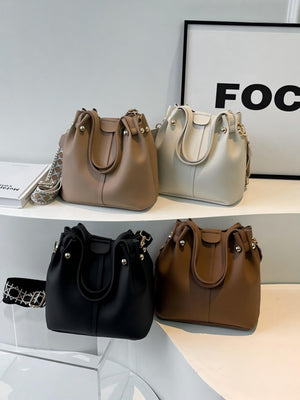 Metal Buckle Crossbody Bag