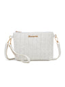 Resort Striped Straw Crossbody Bag